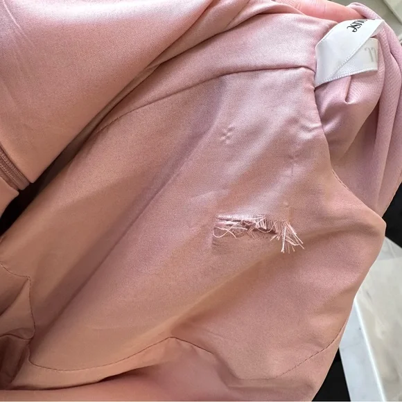 JJ’s House dusty rose pink formal front slit Maxi Dress 8 - Picture 8 of 10